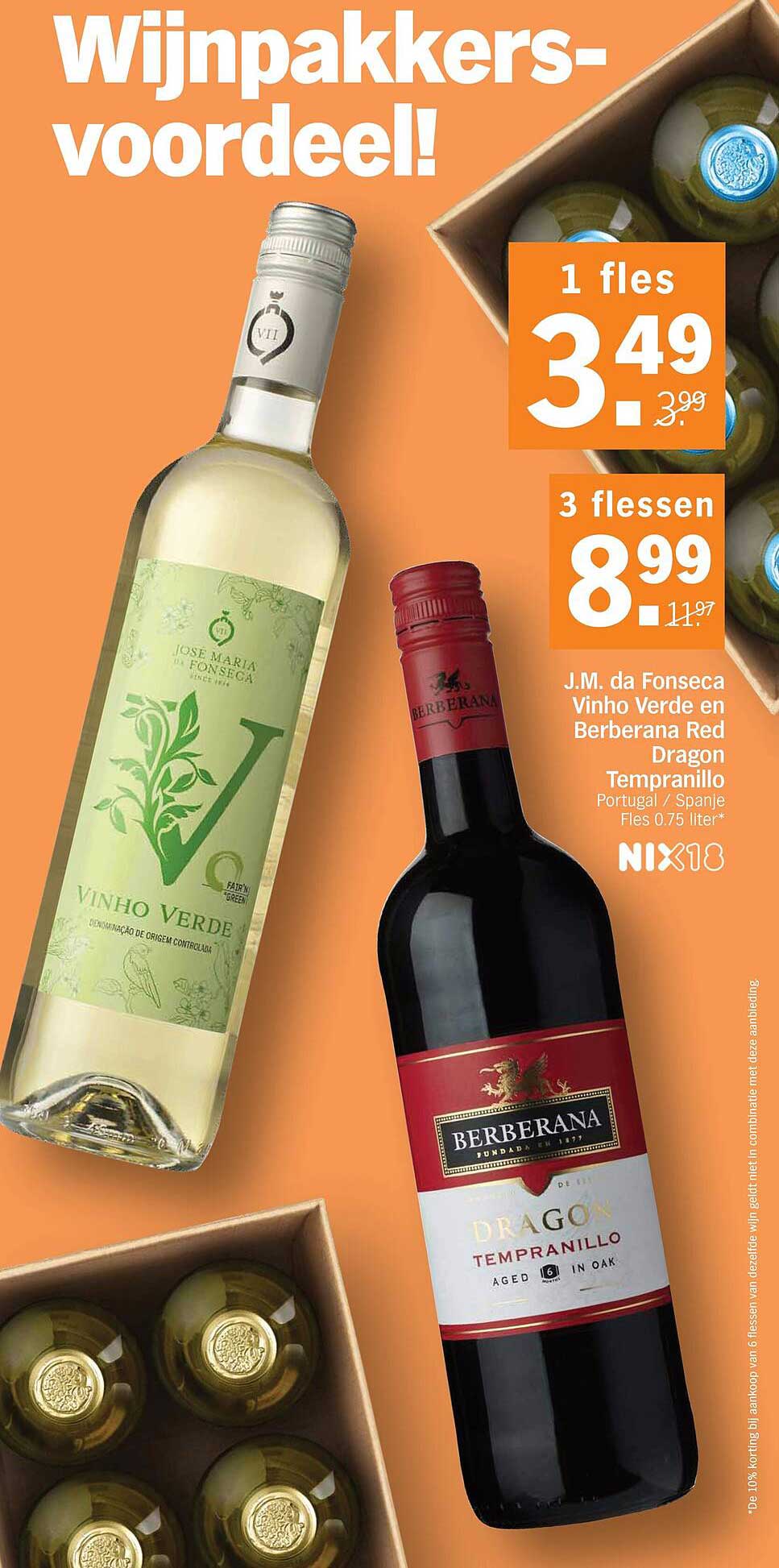 J.M. da Fonseca Vinho Verde en Berberana Red Dragon Tempranillo