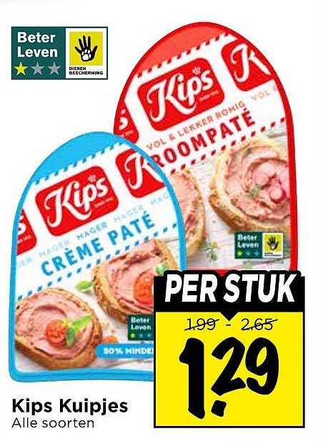 Kips Kuipjes Alle soorten PER STUK
