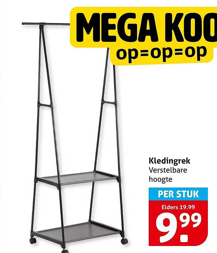 Kledingrek Verstelbare hoogte