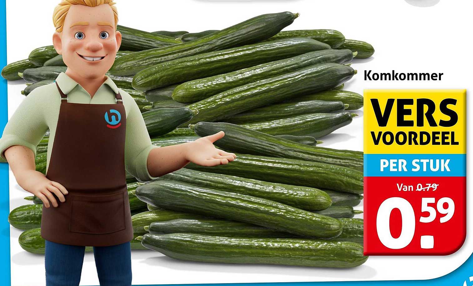 Komkommer VERS VOORDEEL PER STUK
