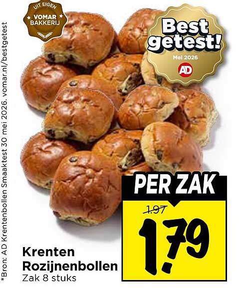 Krenten Rozijnenbollen