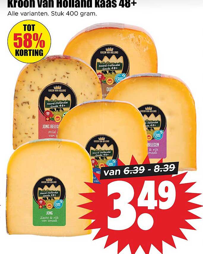 Kroon van Holland kaas 48+