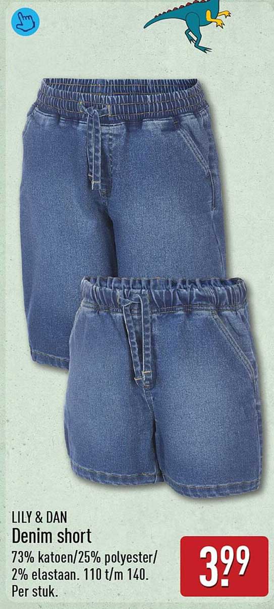LILY & DAN Denim short