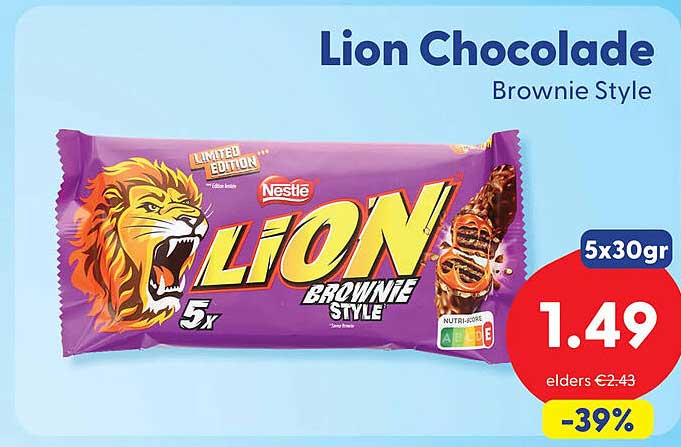 Lion Chocolade Brownie Style