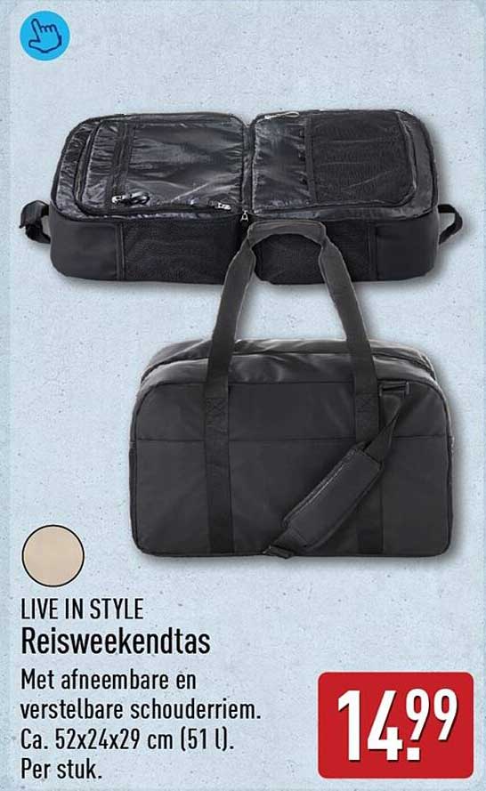 LIVE IN STYLE Reisweekendtas
