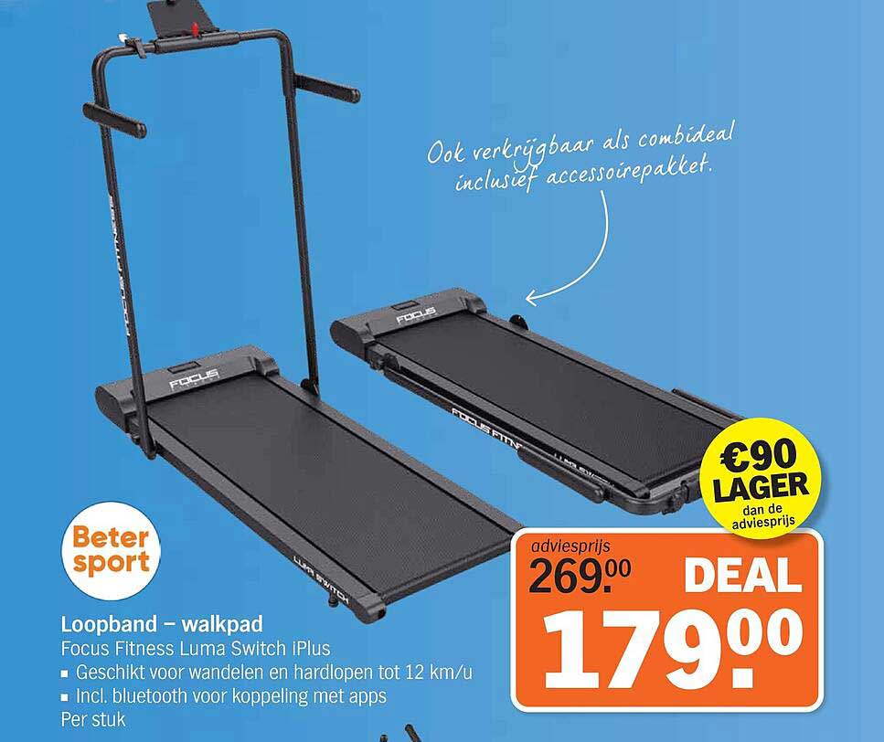 Loopband – walkpad Focus Fitness Luma Switch iPlus