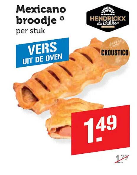 Mexicano broodje per stuk
