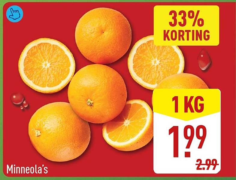 Minneola's 33% korting