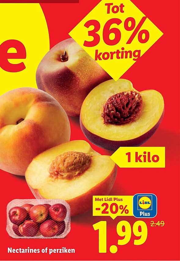 Nectarines of perziken