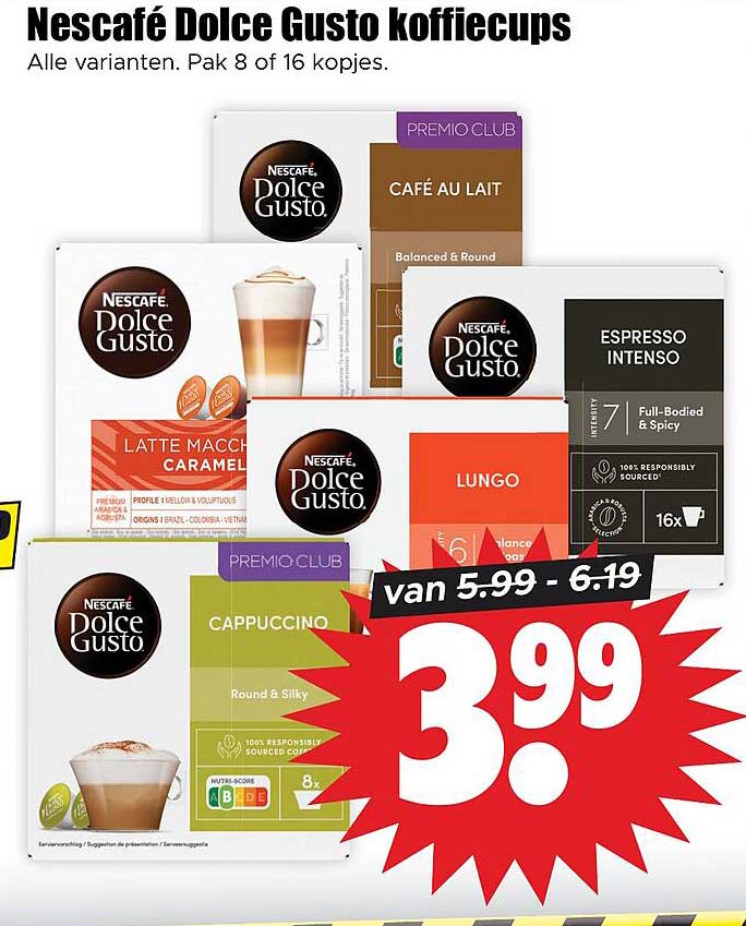 Nescafé Dolce Gusto koffiecups