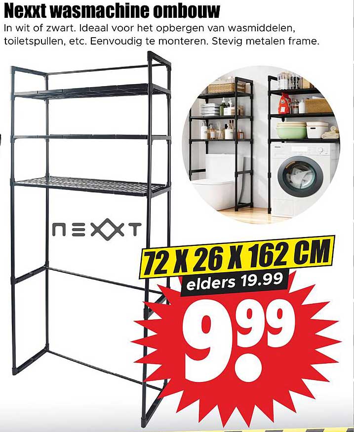 Nexxt wasmachine ombouw