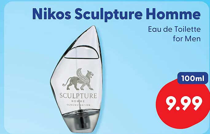 Nikos Sculpture Homme Eau de Toilette for Men 100ml