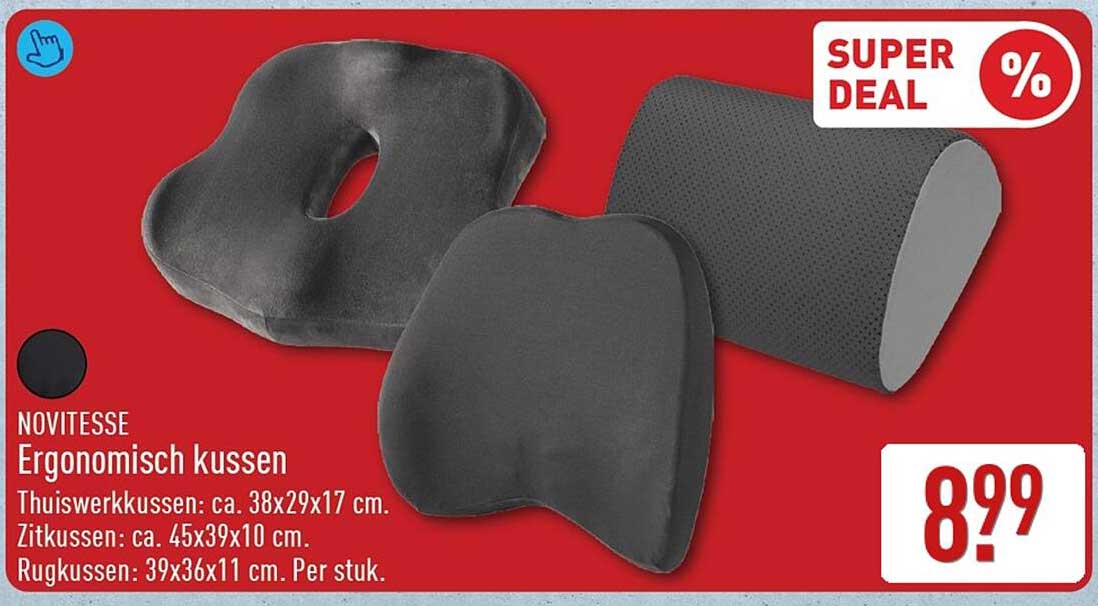 NOVITESSE Ergonomisch kussen