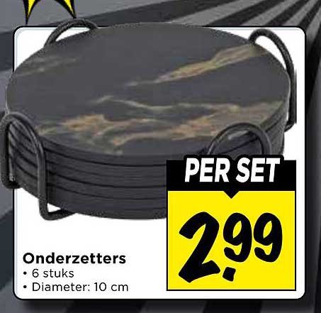 Onderzetters PER SET