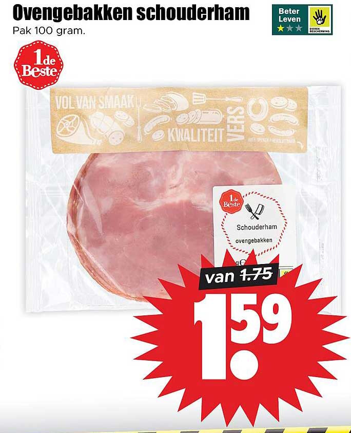 Ovengebakken schouderham