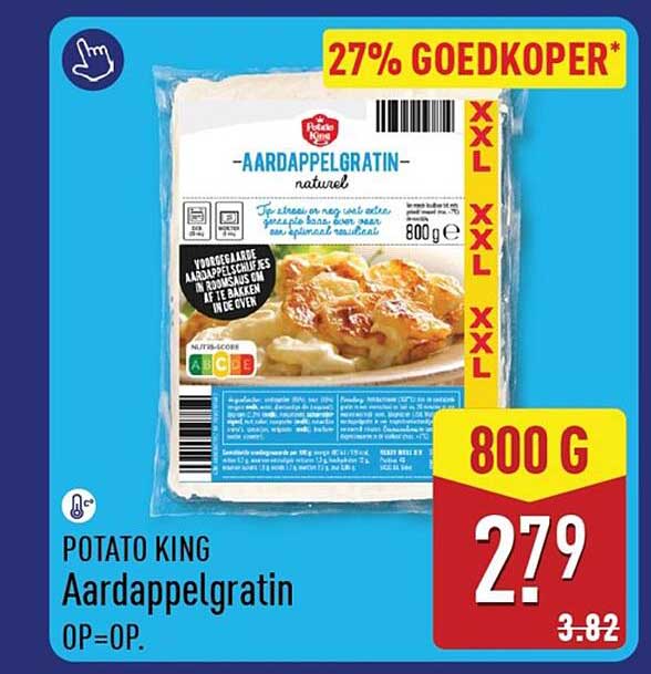 Potato King Aardappelgratin OP=OP.