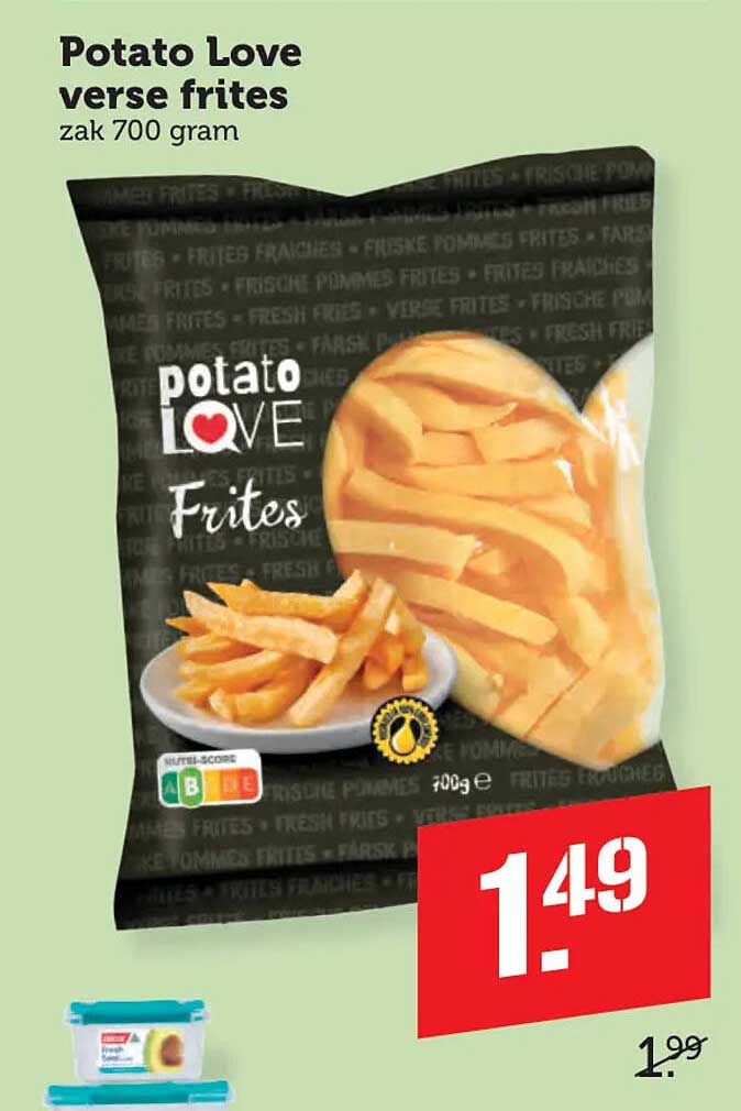 Potato Love verse frites zak 700 gram