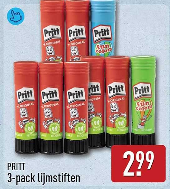PRITT 3-pack lijmstiften