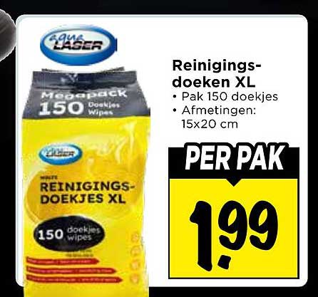 Reinigings-doeken XL