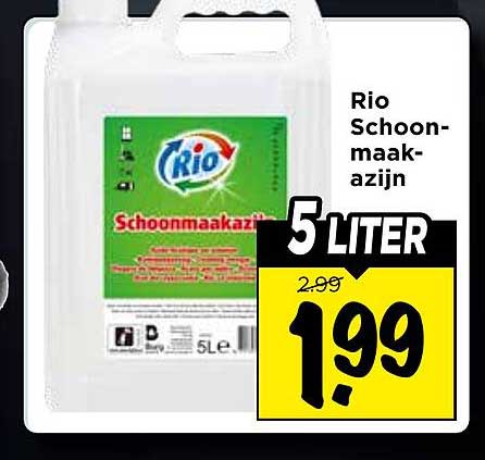 Rio Schoonmaakazijn 5 liter