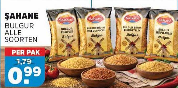 Şahane Bulgur alle soorten