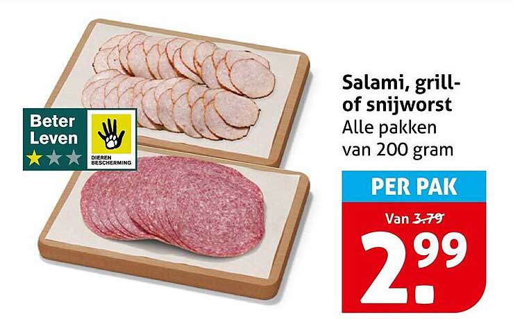 Salami, grill- of snijworst