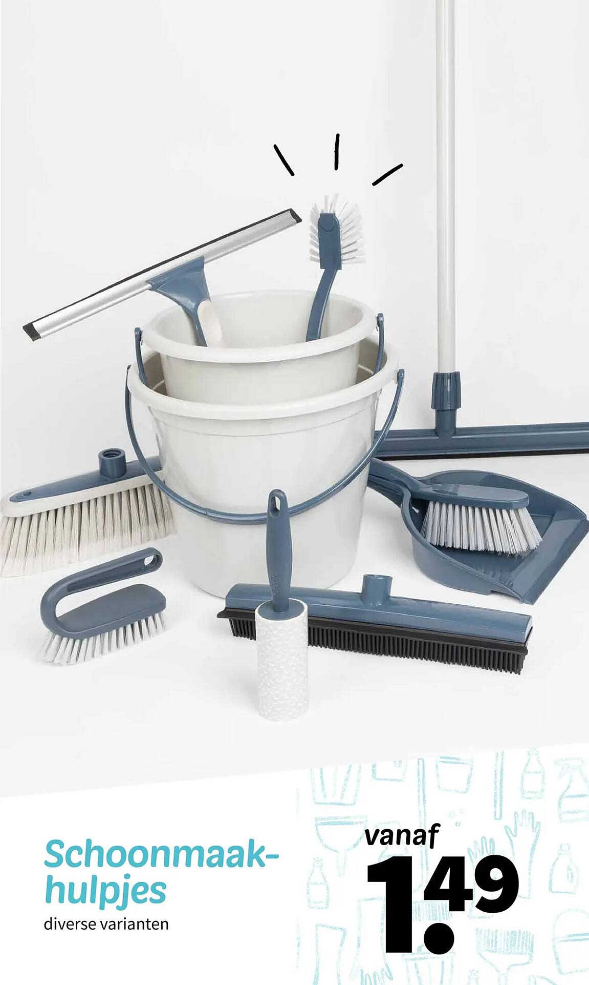 Schoonmaak-hulpjes diverse varianten