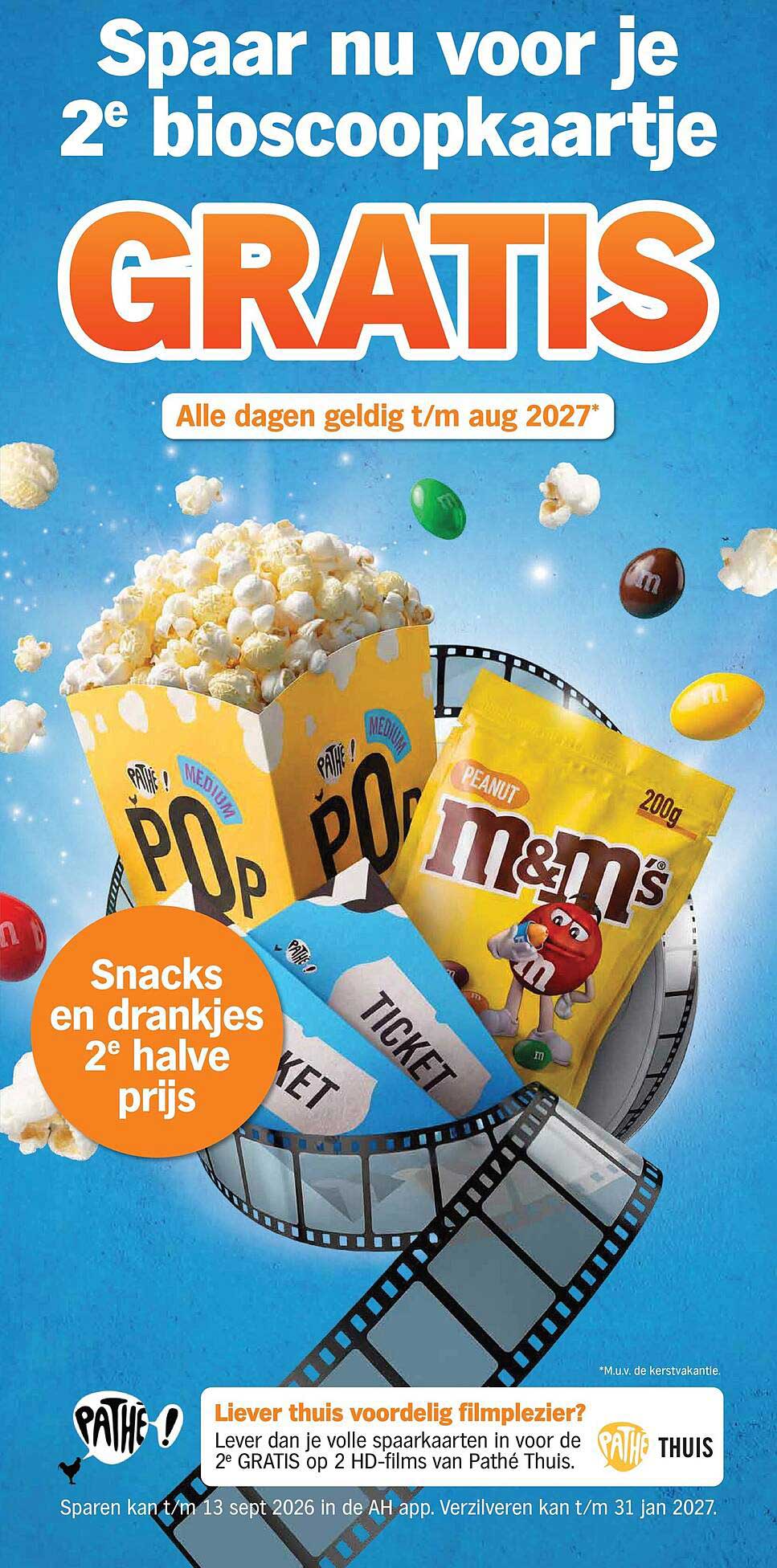 Spaar nu voor je 2e bioscoopkaartje GRATIS