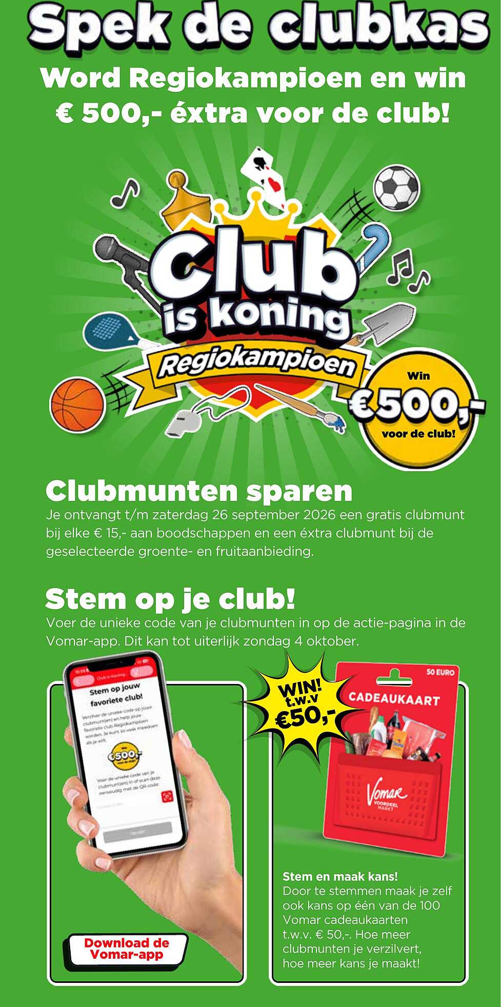 Spek de clubkas