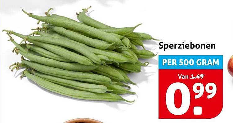Sperziebonen PER 500 GRAM