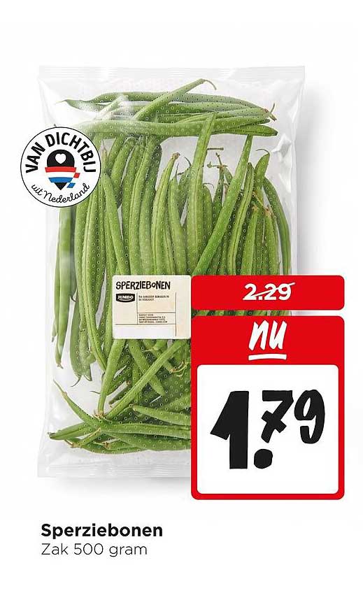 Sperziebonen Zak 500 gram