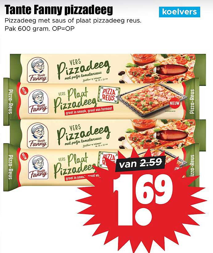 Tante Fanny pizzadeeg