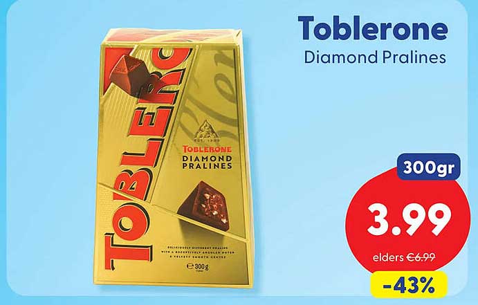 Toblerone Diamond Pralines