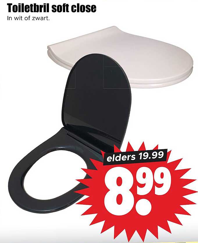 Toiletbril soft close