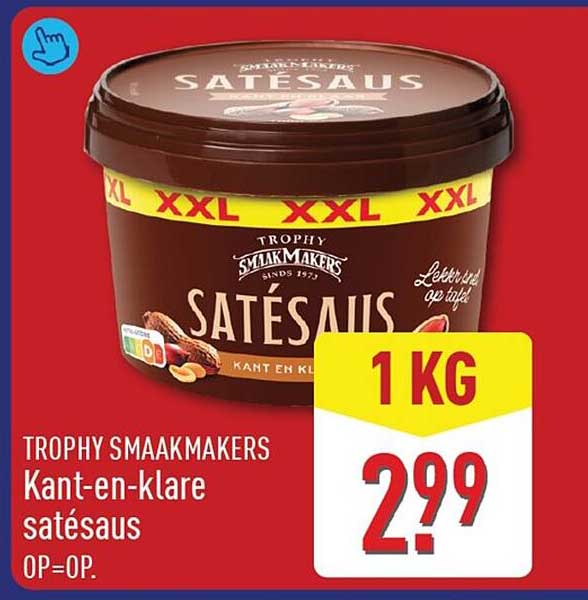 TROPHY SMAAKMAKERS Kant-en-klare satésaus