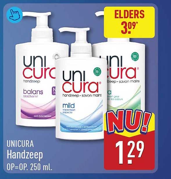 UNICURA Handzeep OP=OP. 250 ml.