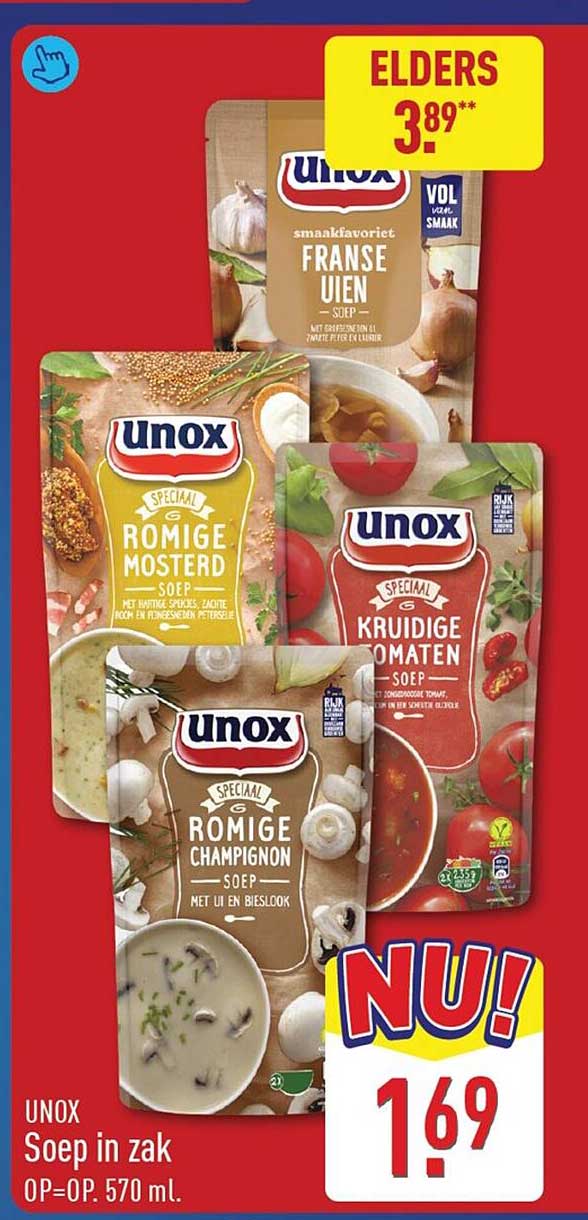 UNOX Soep in zak
