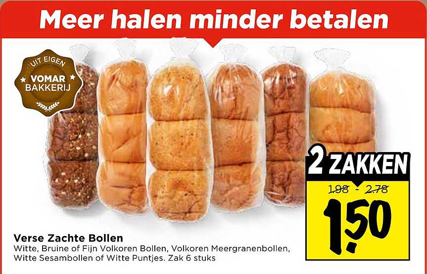 Verse Zachte Bollen 2 ZAKKEN
