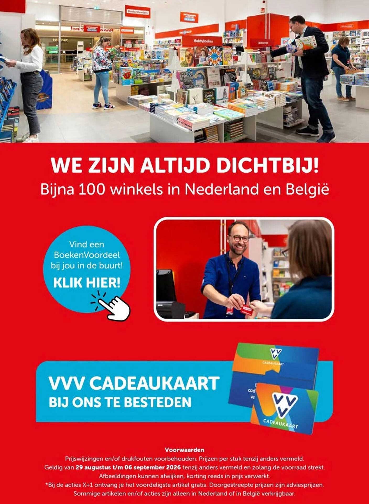VVV Cadeaukaart bij ons te besteden