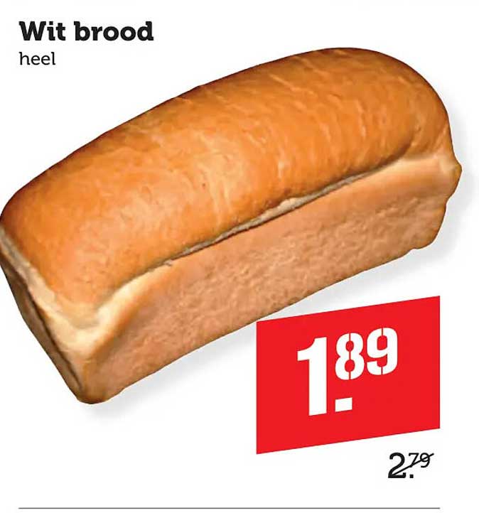 Wit brood heel