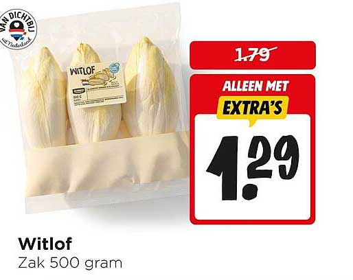 Witlof Zak 500 gram ALLEEN MET EXTRA'S