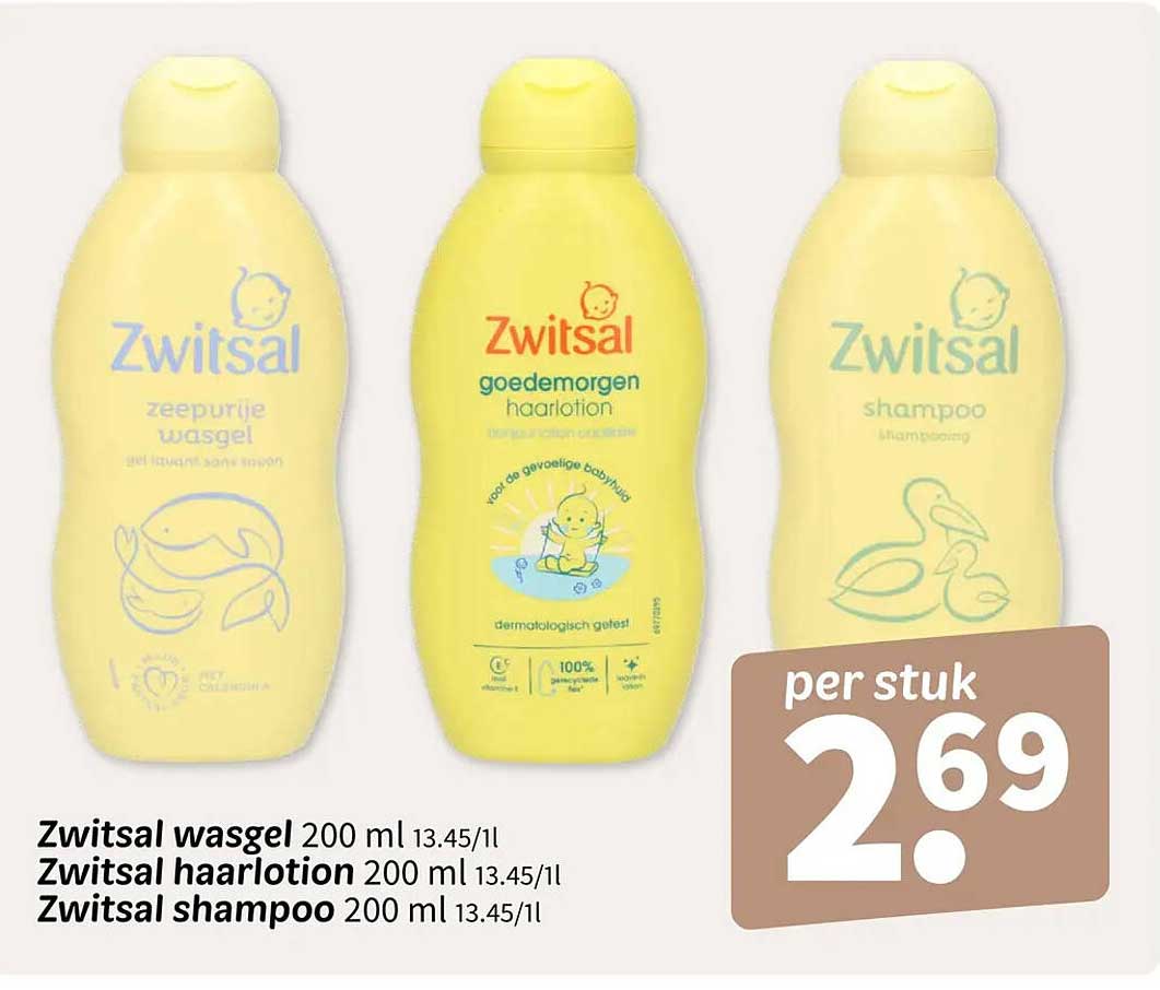 Zwitsal wasgel 200 ml