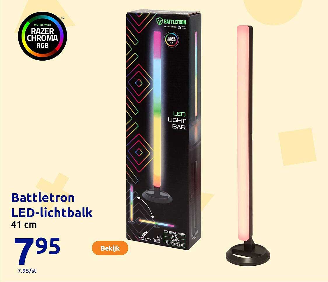 Battletron LED-lichtbalk 41 cm
