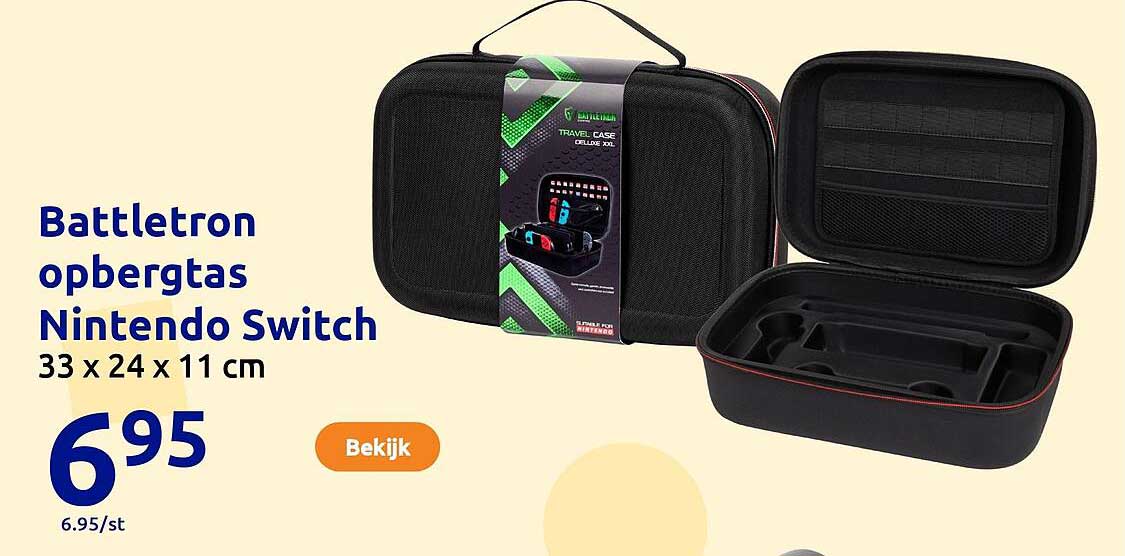 Battletron opbergtas Nintendo Switch