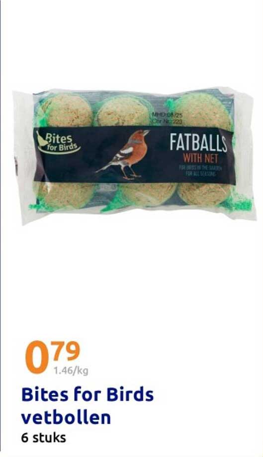 Bites for Birds vetballen