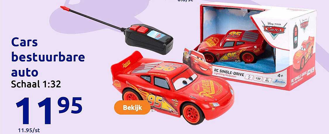 Cars bestuurbare auto Schaal 1:32