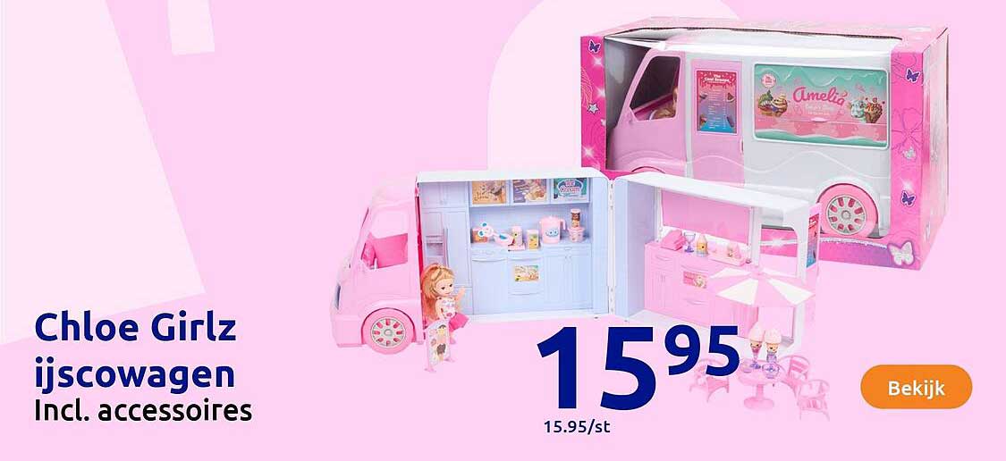 Chloe Girlz ijswagen Incl. accessoires