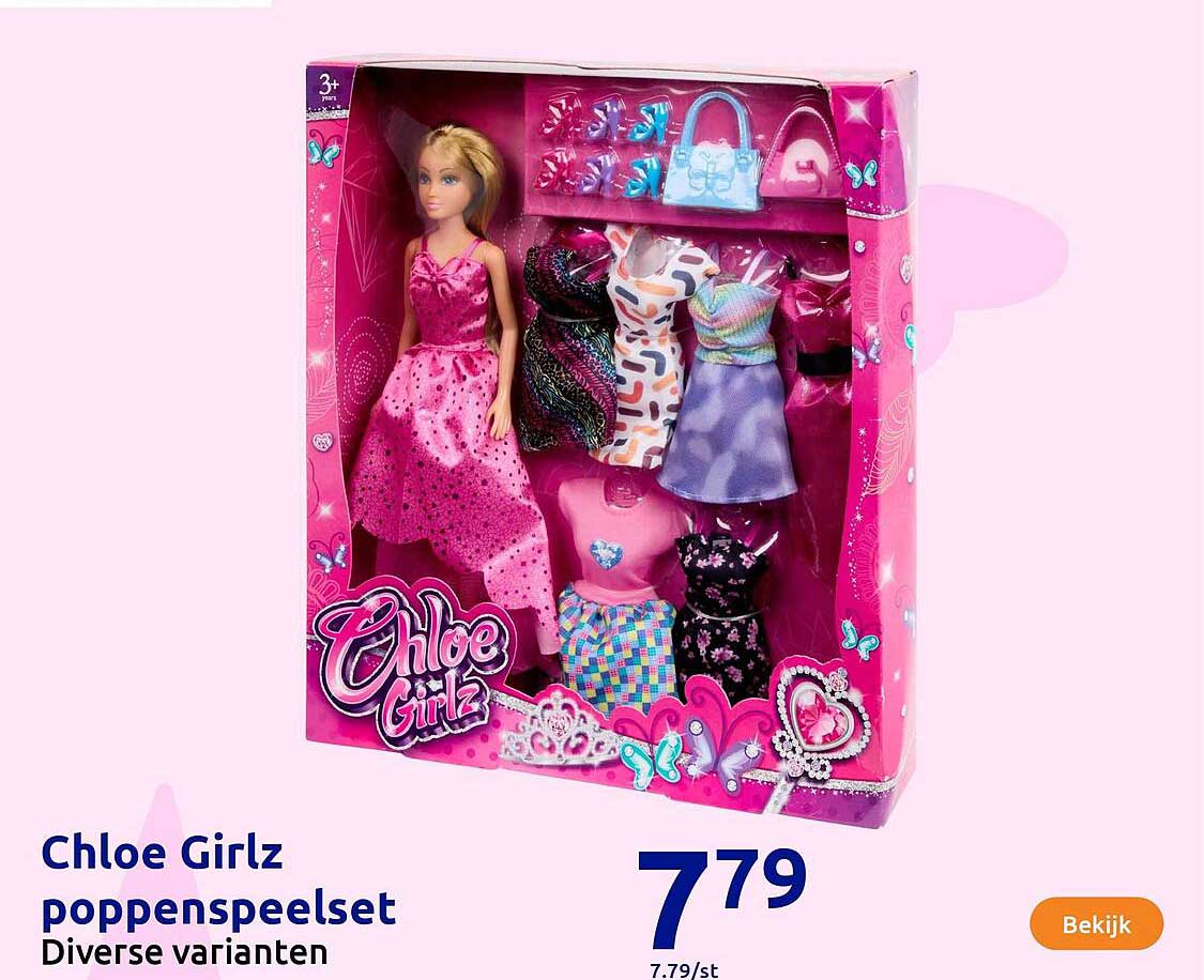 Chloe Girlz poppenspeelset Diverse varianten