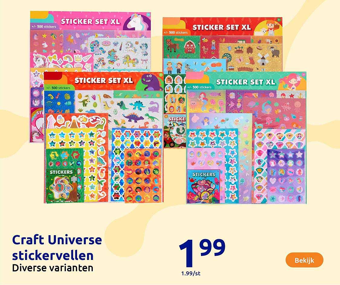Craft Universe stickervellen