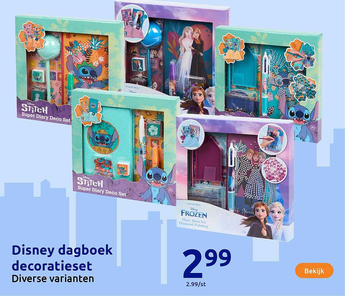 Disney dagboek decoratieset